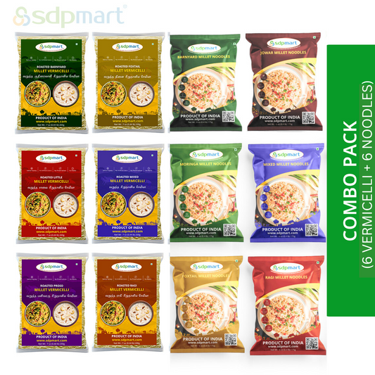 Millet Noodles & Vermicelli - 6 + 6 Assorted Packets