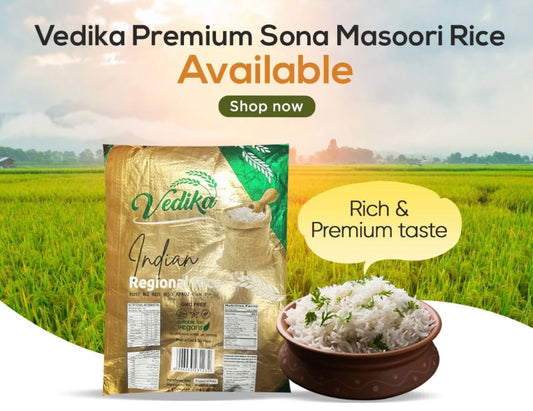 Vedika Premium Sona Masoori Rice 20 LB