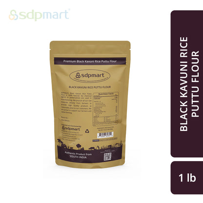 SDPMart Premium Black Kavuni Rice Puttu Flour 1 LB - SDPMart